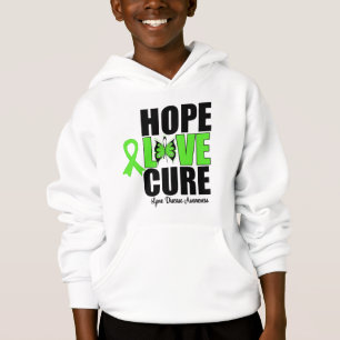 Lyme Disease Hope Love Cure Butterfly Ribbon