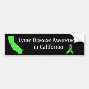 Lyme Disease  in California Bumper Sticker