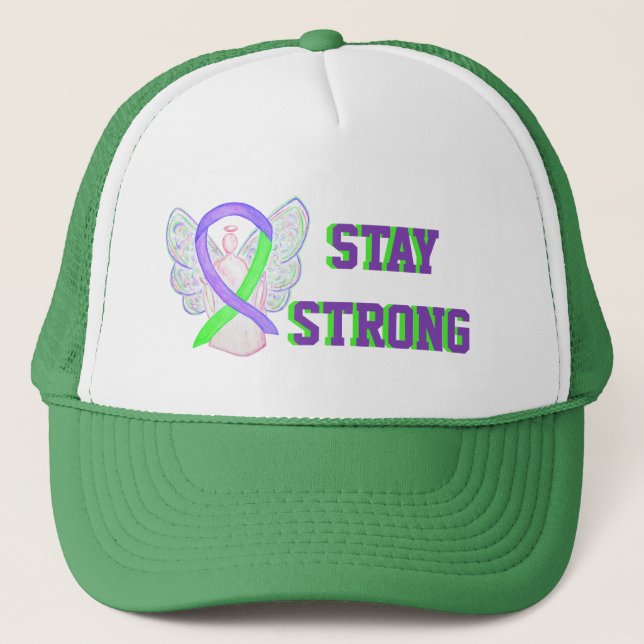 Lyme Disease, Lupus, Fibromyalgia Angel Caps (Front)
