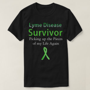 Lyme Disease Survivor Black Tshirt