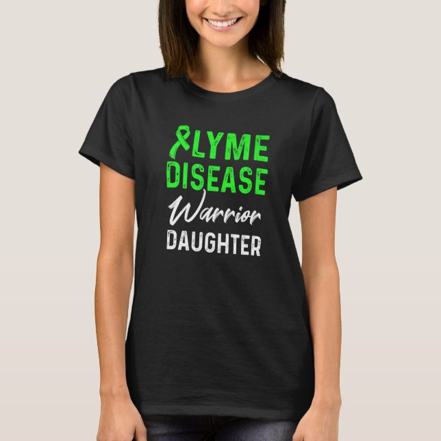 Lyme Disease Survivor Warrior Awareness T-Shirt (Front)