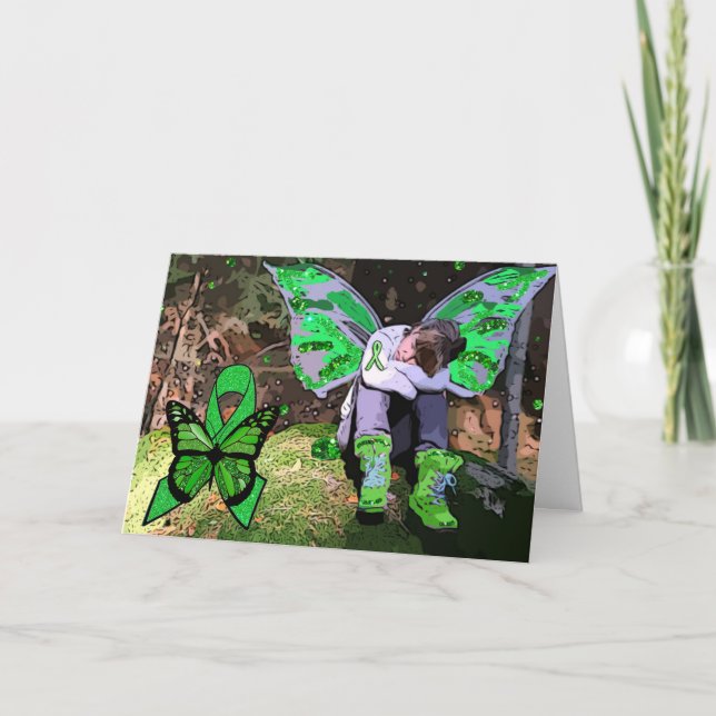 Lyme Disease Warrior Encouragement Support Card (Front)