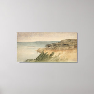 Lyme Regis, Dorset, c.1797 (w/c over pencil on tex Canvas Print