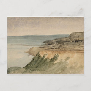 Lyme Regis, Dorset, c.1797 (w/c over pencil on tex Postcard