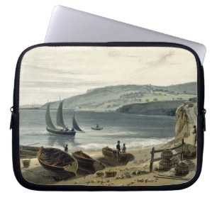 Lyme Regis, from Charmouth, Dorset, from 'A Voyage Laptop Sleeve