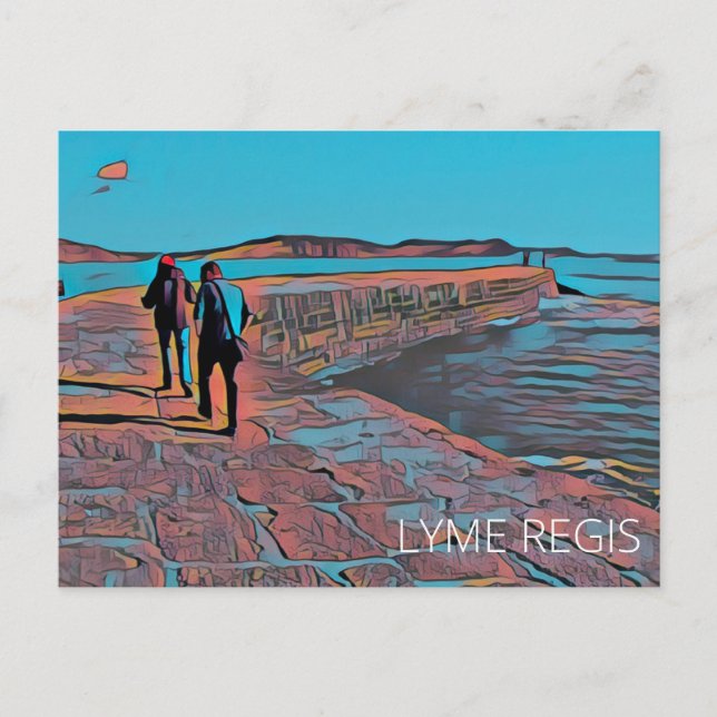 Lyme Regis Postcard (Front)