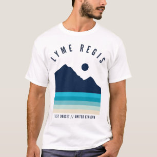 Lyme Regis United Kingdom Retro Vintage Beach T-Shirt