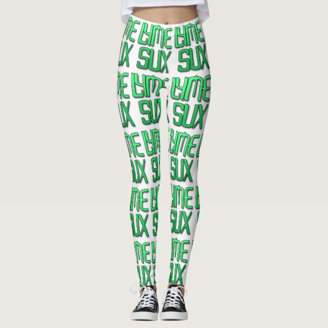 Lyme Sux Leggins Leggings (Front)
