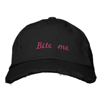 Lyme_Ticked Black Pink Bite Me Hat - Kendelle