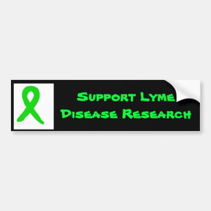 Lyme's disease research and awareness bumper sticker