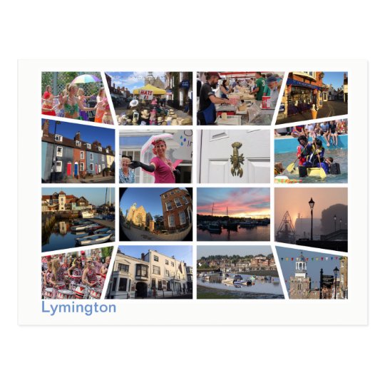 Lymington multi-image 2 postcard