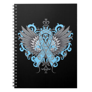 Lymphedema Awareness Cool Wings Notebook