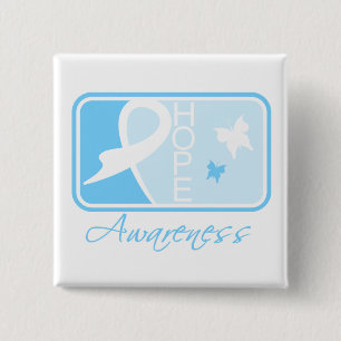Lymphedema Hope Awareness Tile 2 Inch Square Button