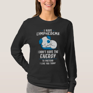 Lymphedema Warrior Dog Lymphedema Patients Aware T-Shirt