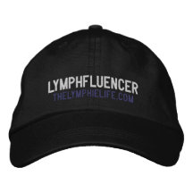 "Lymphfluencer" Embroidered Hat (Black)