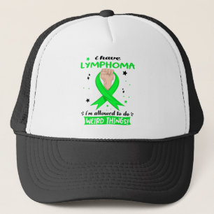 Lymphoma Awareness Month Ribbon Gifts Trucker Hat