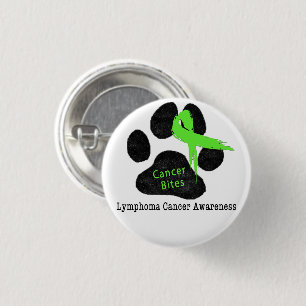 Lymphoma Cancer in Dogs Awareness  1 Inch Round Button