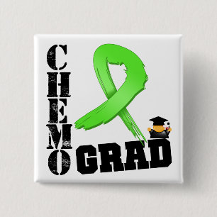 Lymphoma Chemo Grad 2 Inch Square Button