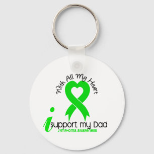 LYMPHOMA I Support My Dad Keychain