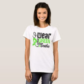 Lymphoma I Wear Lime Green Ribbon BROTHER T-Shirt (Front Full)