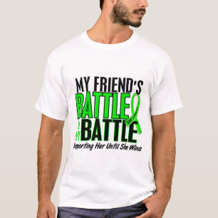 Lymphoma My Battle Too 1 Friend (Female) T-Shirt