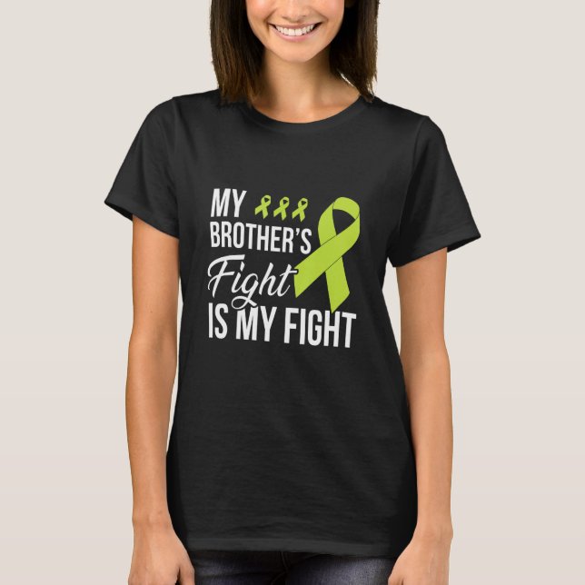 Lymphoma  My Brother's Fight T-Shirt (Front)