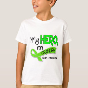Lymphoma MY HERO MY GRANDPA 42 T-Shirt