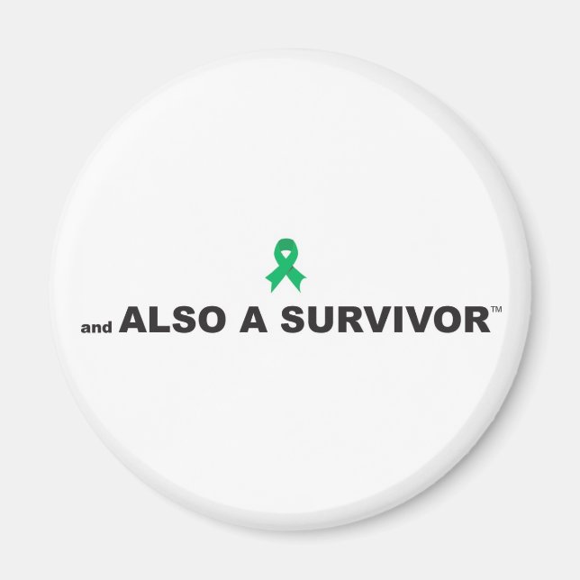 Lymphoma/Non-Hodgkins Lymphoma Survivor Magnet (Front)