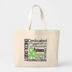 Lymphoma Oncologist Collage Large Tote Bag