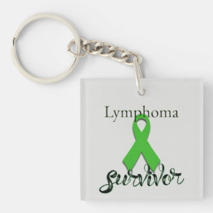 Lymphoma Survivor Keychain