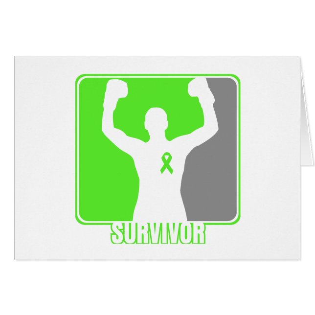 Lymphome Cancer Survivant gagnant (Devant horizontal)