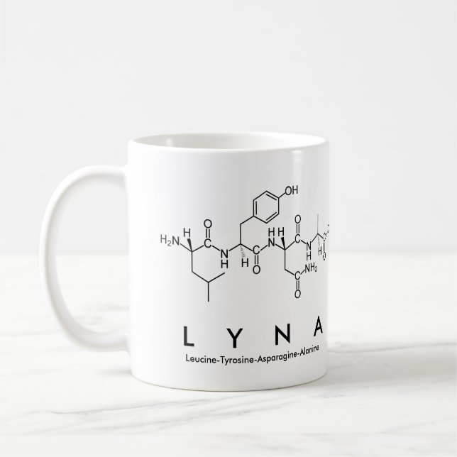Lyna peptide nom mug (Gauche)