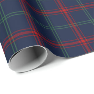Lynch Clan Tartan Irish Plaid Pattern Wrapping Paper