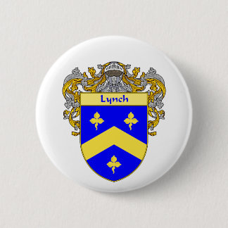 Lynch Coat of Arms (Mantled) 2 Inch Round Button