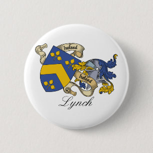 Lynch Family Crest 2 Inch Round Button