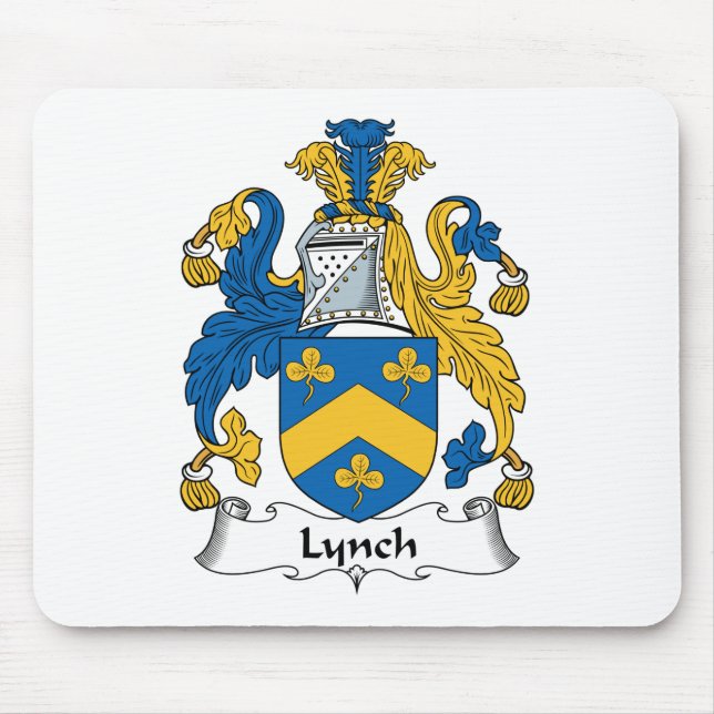 Lynch Family Crest Mouse Pad (Front)