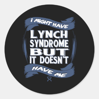 Lynch Syndrome Awareness Classic Round Sticker