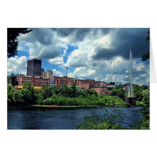 Lynchburg skyline Postcard (Front Horizontal)