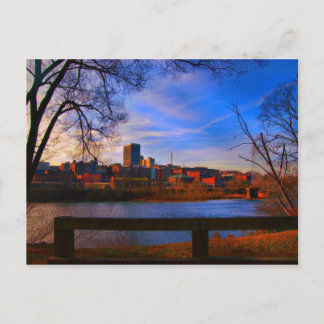 lynchburg va blue sky postcard