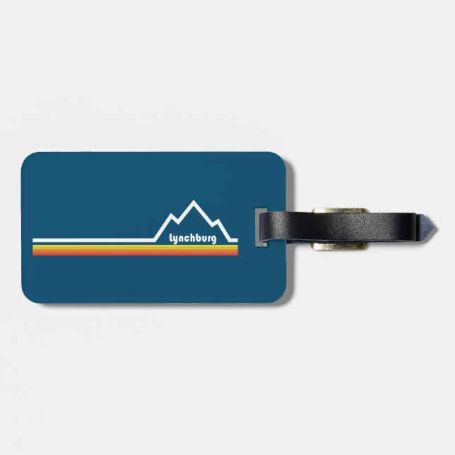 Lynchburg, Virginia Luggage Tag (Back Horizontal)
