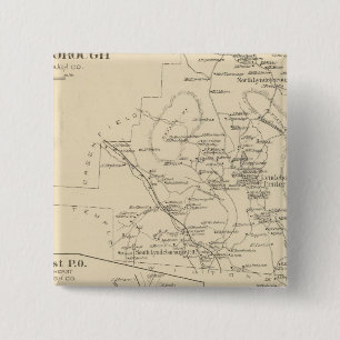 Lyndeborough, Hillsborough Co 2 Inch Square Button