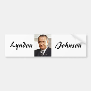 Lyndon B. Johnson 36 Bumper Sticker
