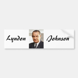 Lyndon B. Johnson 36th President Bumper Sticker