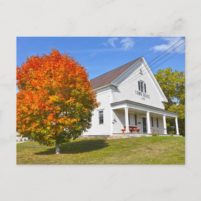 Lyndon Town House, Vermont Postcard (Front)