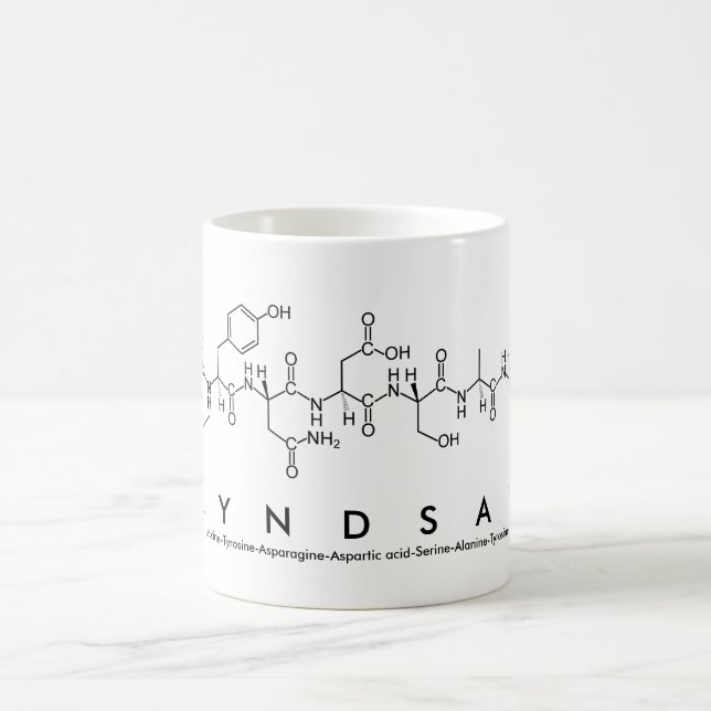 Lyndsay peptide nom mug (Centre)