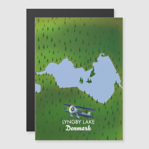 Lyngby Lake Denmark map