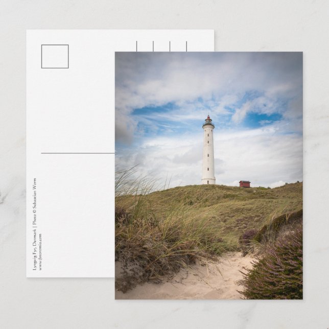 Lyngvig Lighthouse Postcard (Front/Back)