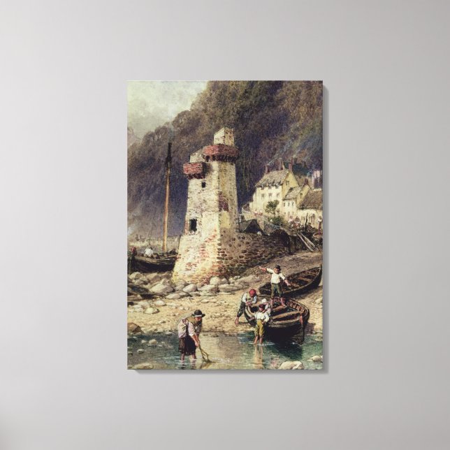Lynmouth, Devonshire Canvas Print (Front)
