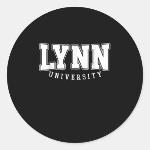 Lynn Arch Vintage College Athletic Sports Design T Classic Round Sticker