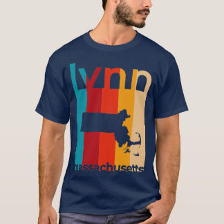 Lynn Massachusetts Retro  T-Shirt